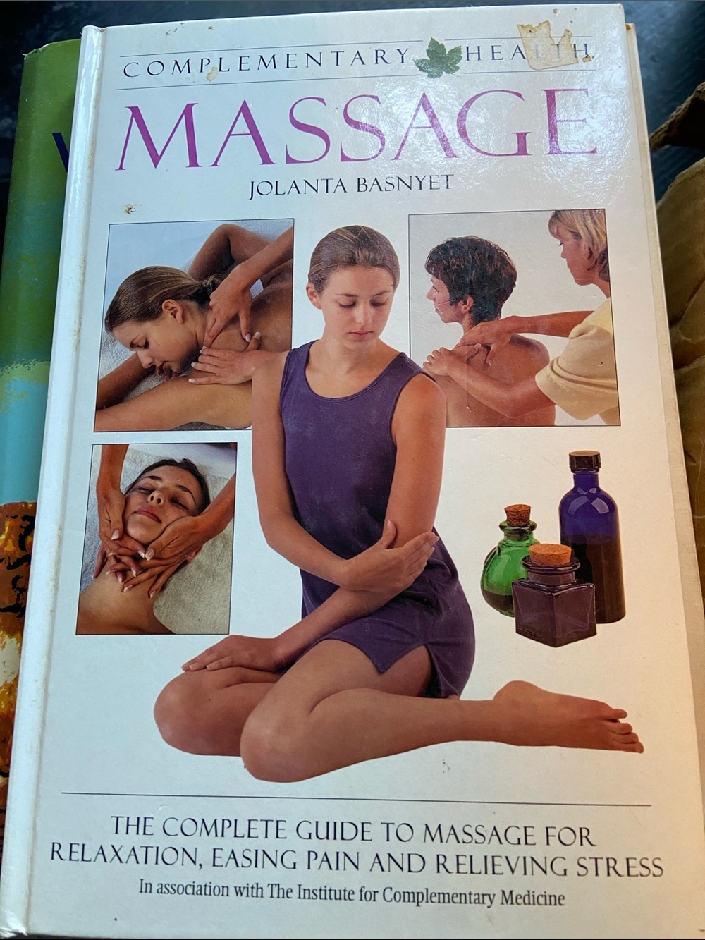 90s Health Massage Book essential oil oils massaging relax pain stress wellness